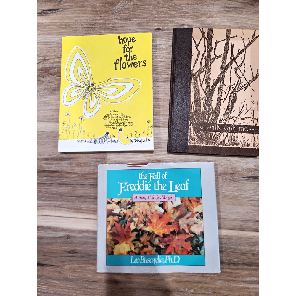 3 Vintage Nature Inspirational Books From 1958, 1972, And 1982